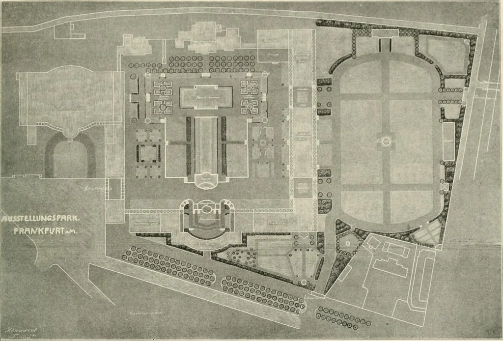 An illustration from Die Gartenkunst, 1899, leaf 462