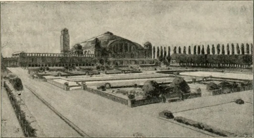 An illustration from Die Gartenkunst, 1899, leaf 462