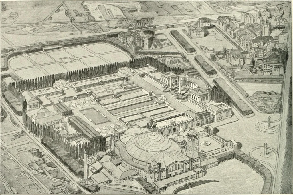 An illustration from Die Gartenkunst, 1899, leaf 463