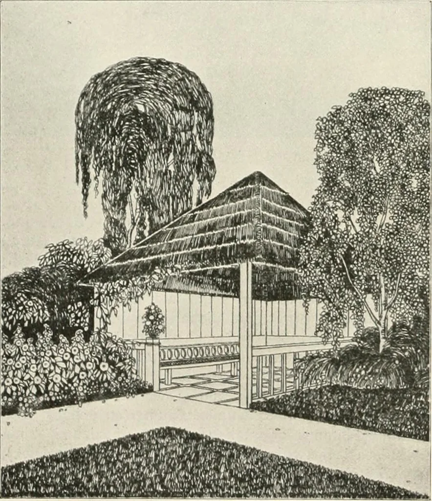 An illustration from Die Gartenkunst, 1899, leaf 47