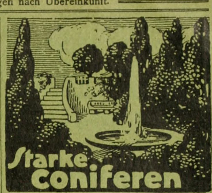 An illustration from Die Gartenkunst, 1899, leaf 480