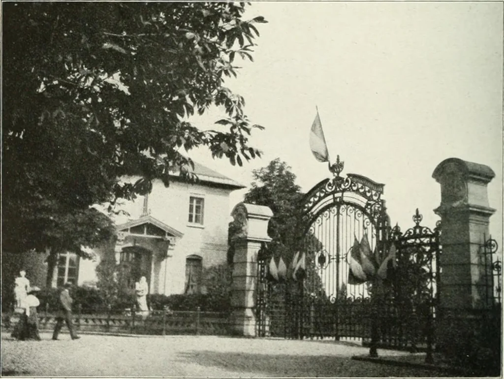 An illustration from Die Gartenkunst, 1899, leaf 483