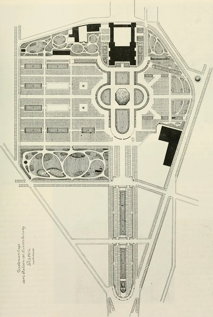 An illustration from Die Gartenkunst, 1899, leaf 486