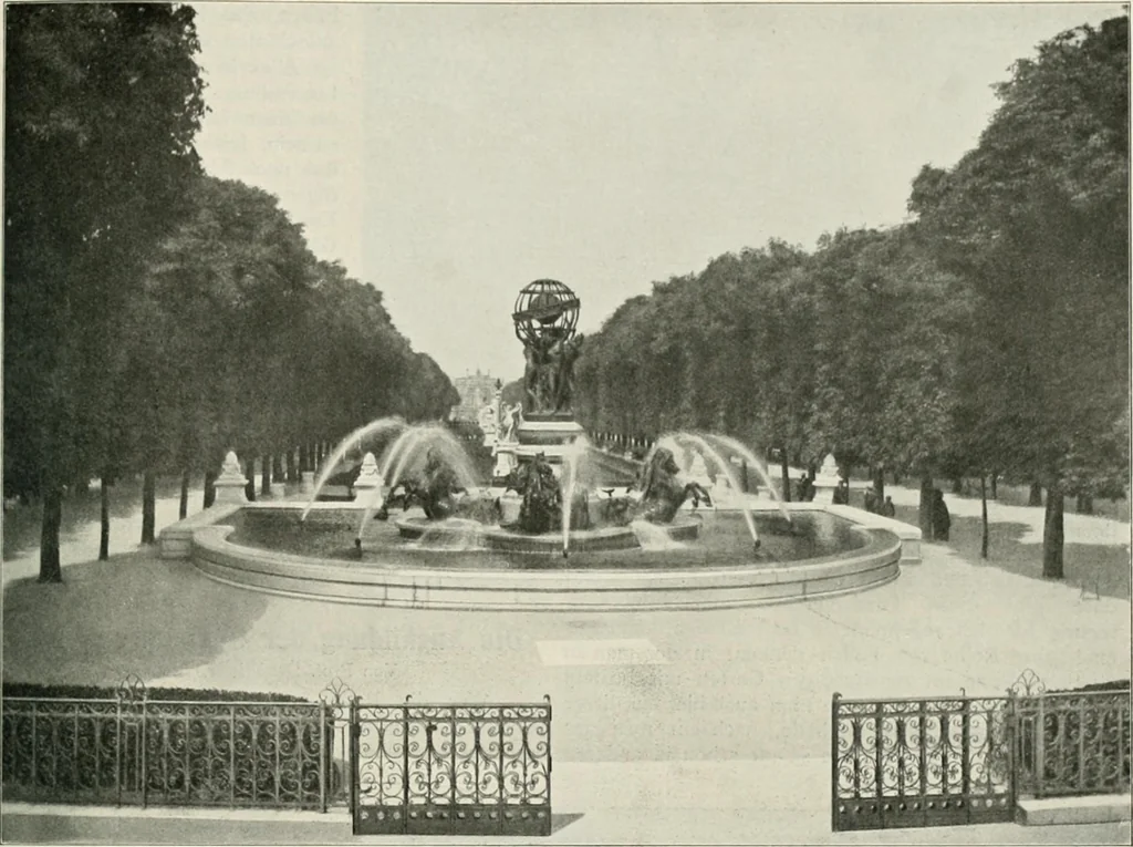 An illustration from Die Gartenkunst, 1899, leaf 488