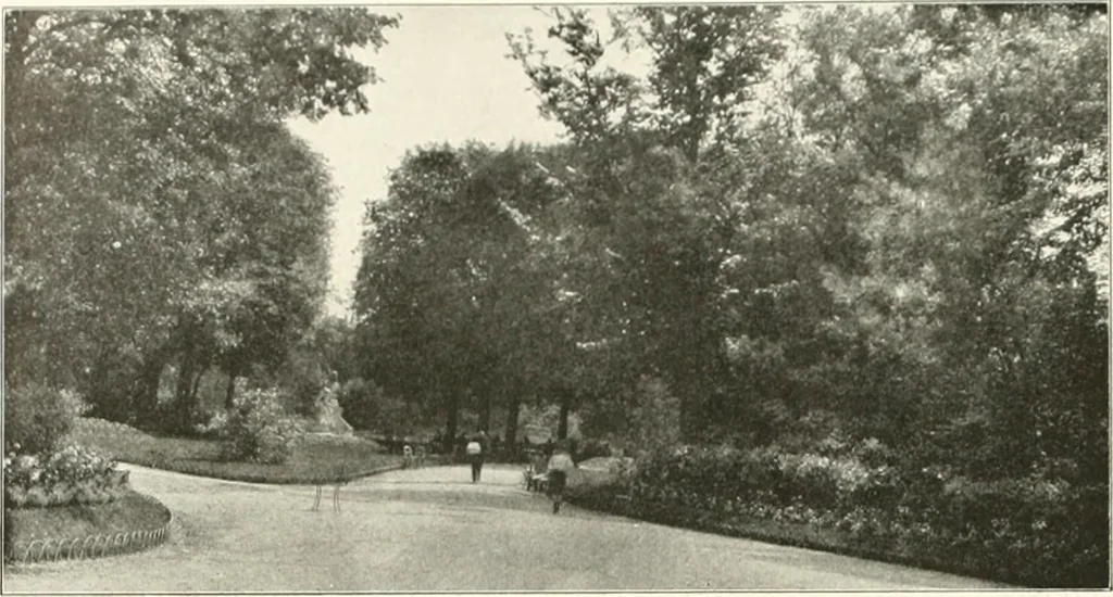 An illustration from Die Gartenkunst, 1899, leaf 489