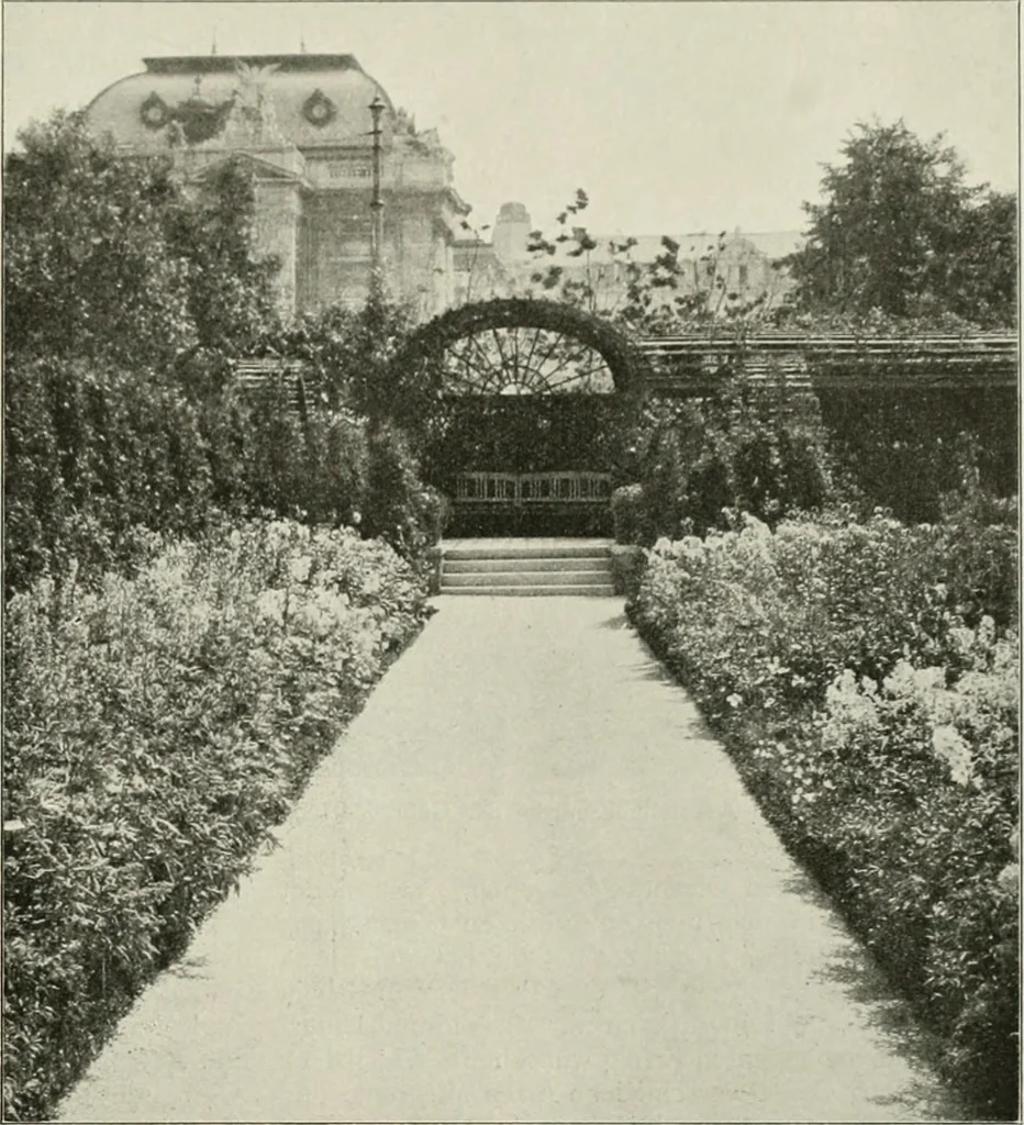 An illustration from Die Gartenkunst, 1899, leaf 508