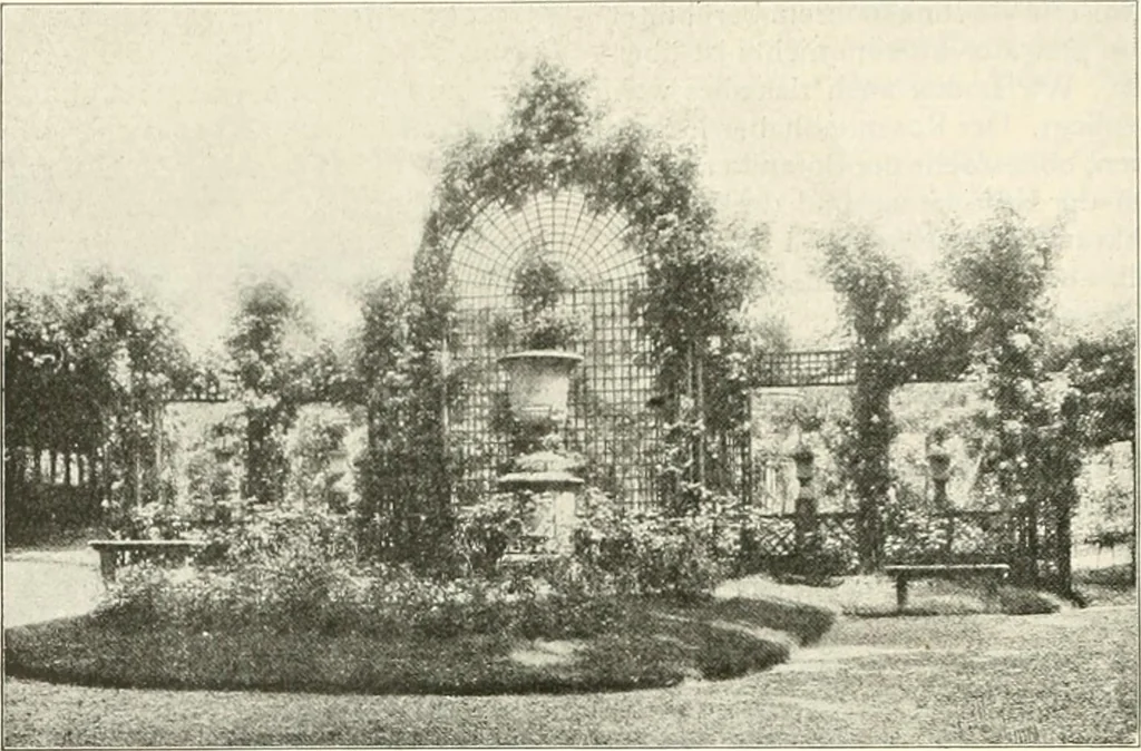 An illustration from Die Gartenkunst, 1899, leaf 519
