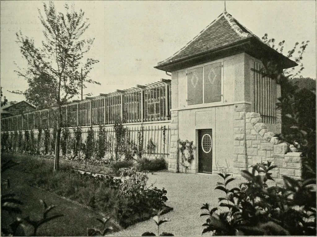 An illustration from Die Gartenkunst, 1899, leaf 532