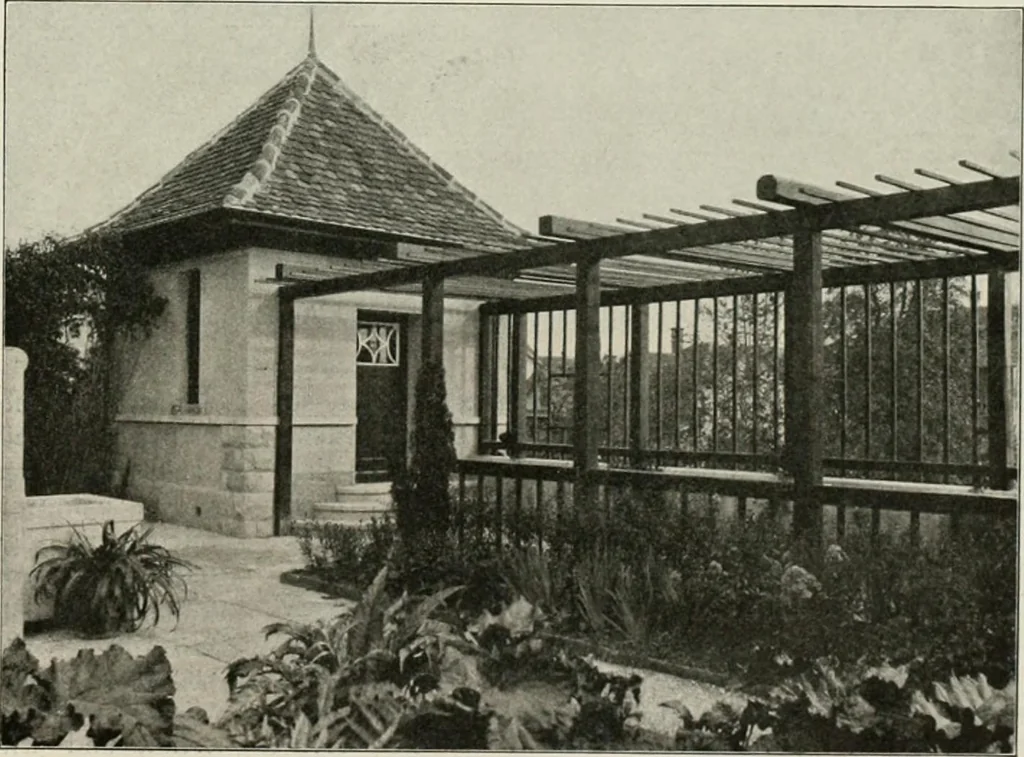 An illustration from Die Gartenkunst, 1899, leaf 534