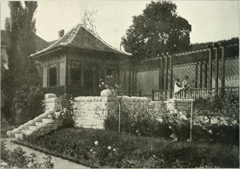 An illustration from Die Gartenkunst, 1899, leaf 535