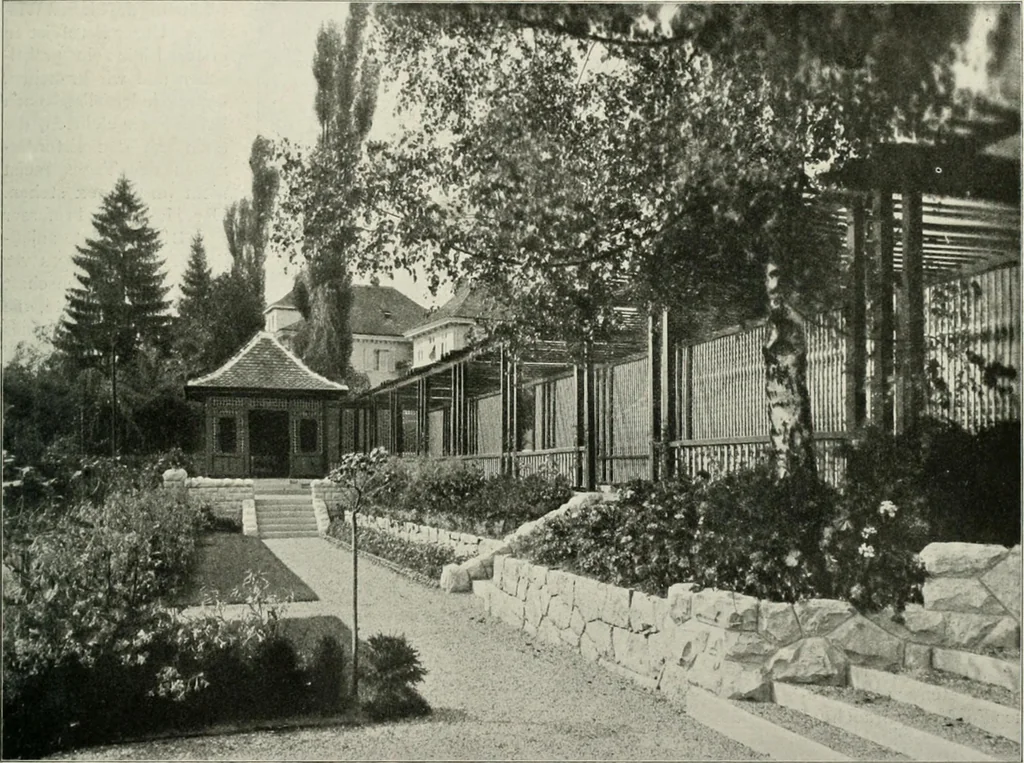 An illustration from Die Gartenkunst, 1899, leaf 536