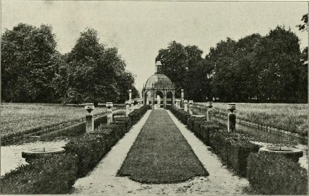 An illustration from Die Gartenkunst, 1899, leaf 546