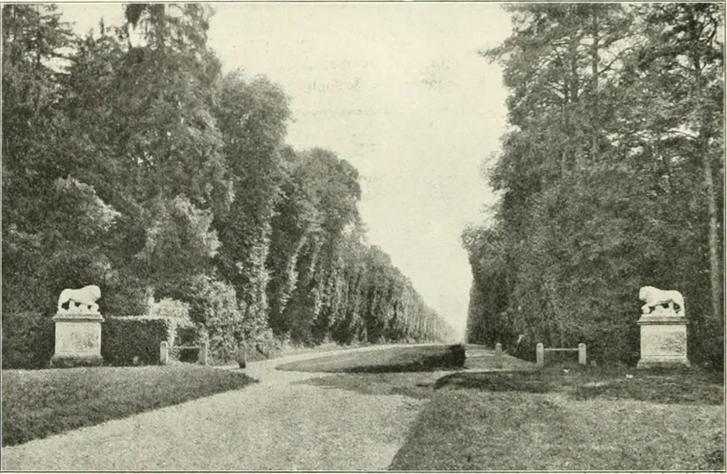 An illustration from Die Gartenkunst, 1899, leaf 547