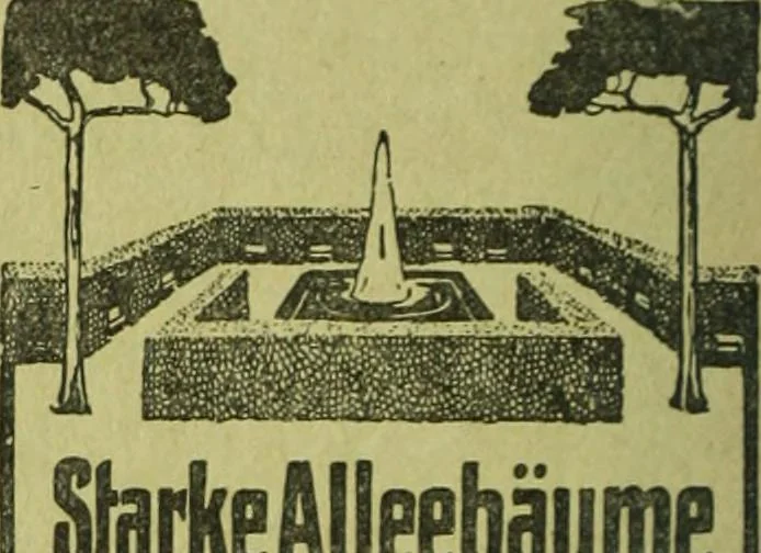 An illustration from Die Gartenkunst, 1899, leaf 55