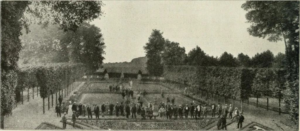 An illustration from Die Gartenkunst, 1899, leaf 561