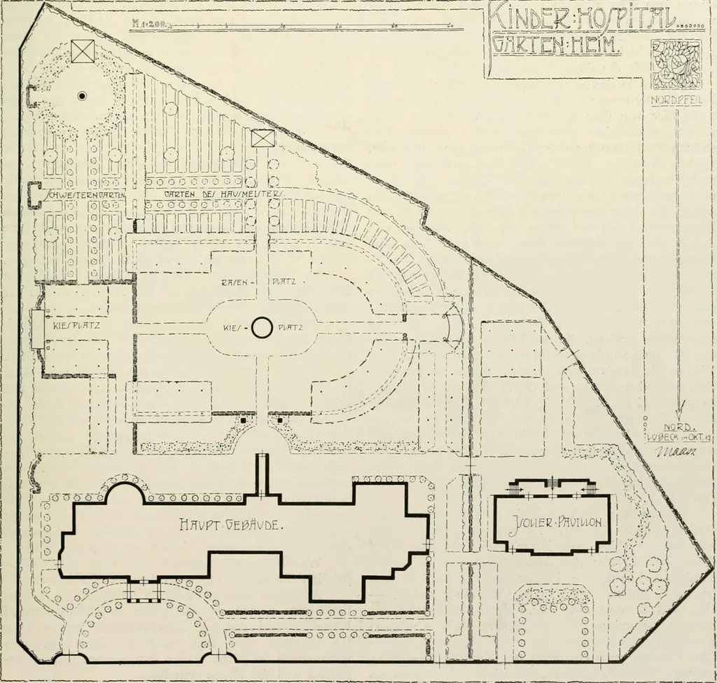 An illustration from Die Gartenkunst, 1899, leaf 586