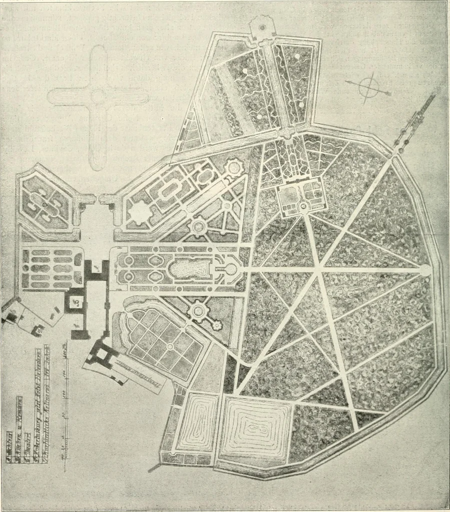 An illustration from Die Gartenkunst, 1899, leaf 593