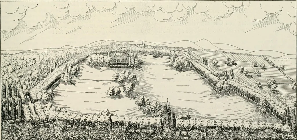 An illustration from Die Gartenkunst, 1899, leaf 598