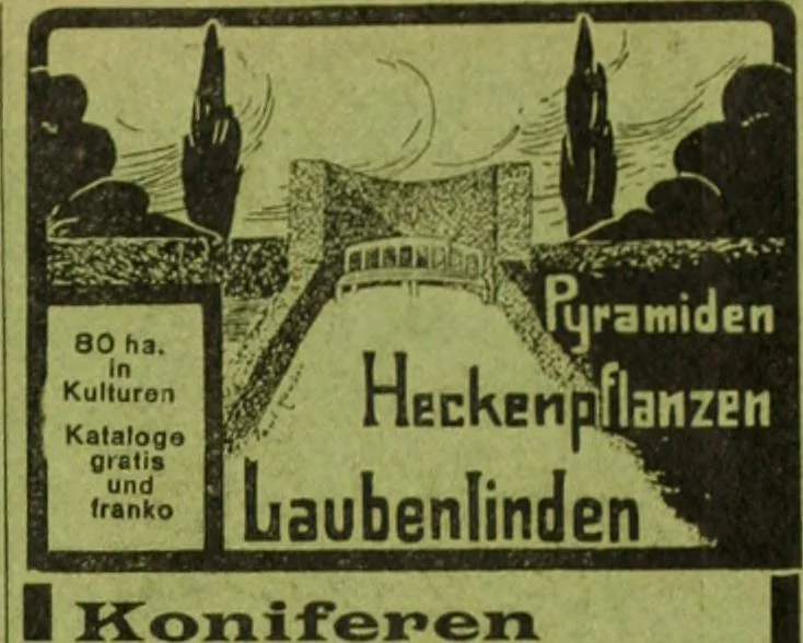 An illustration from Die Gartenkunst, 1899, leaf 604