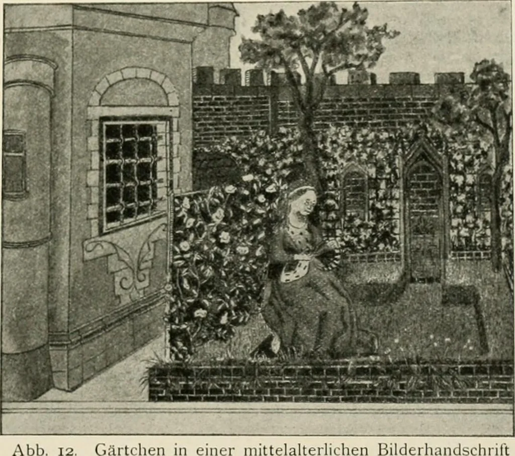 An illustration from Die Gartenkunst, 1899, leaf 78