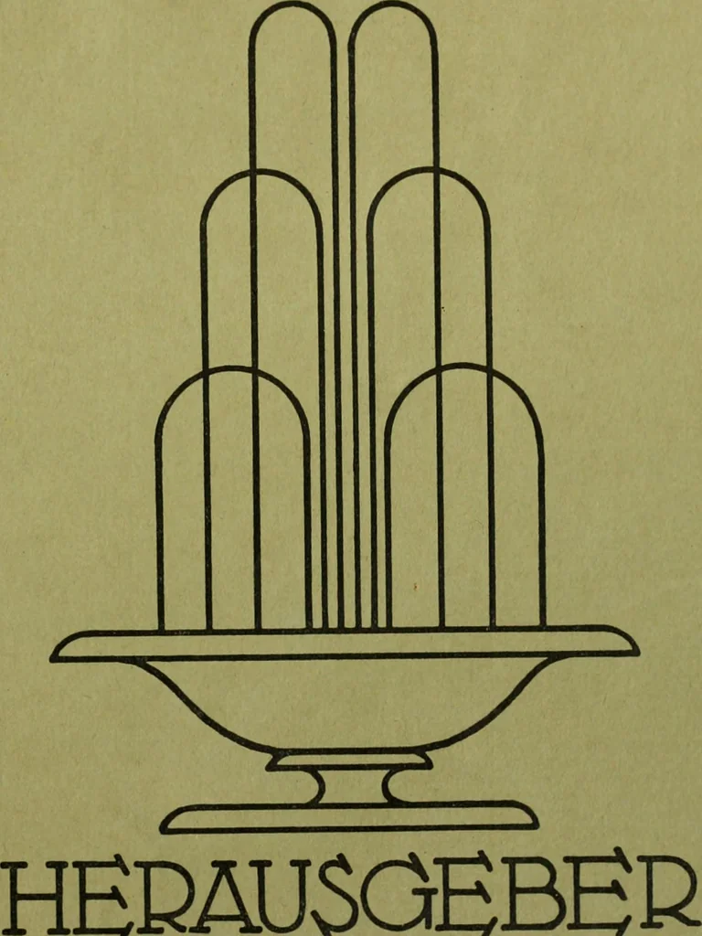 An illustration from Die Gartenkunst, 1899, leaf 8