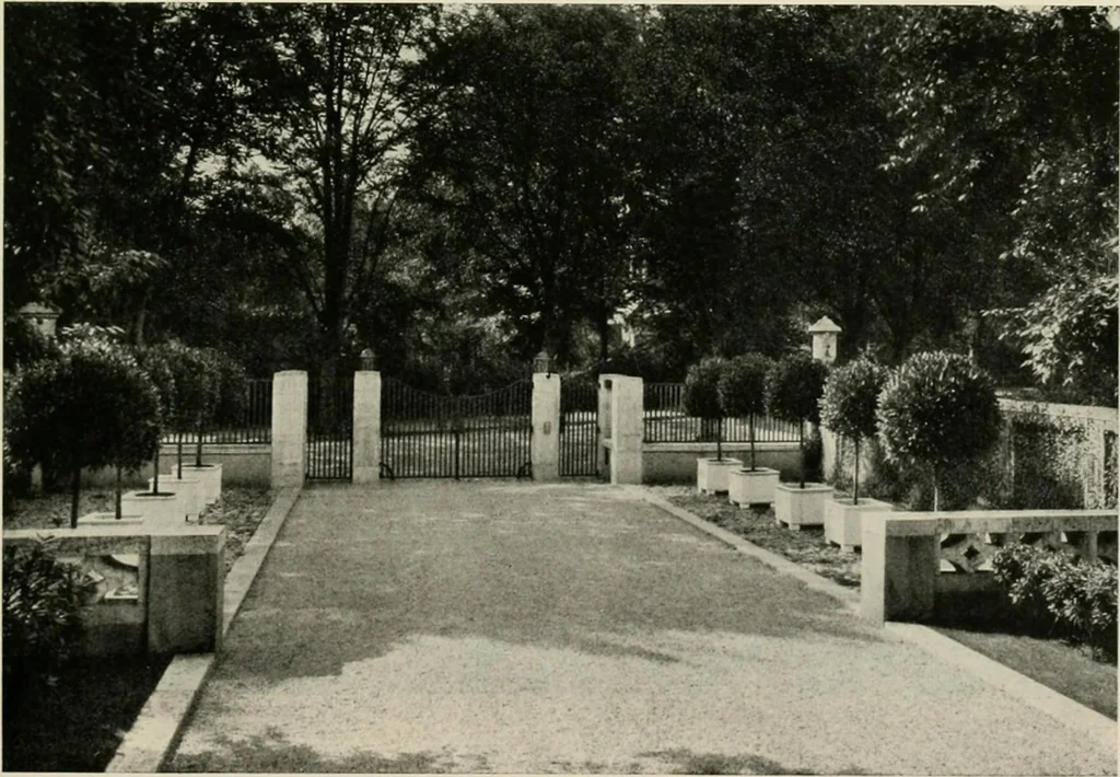 An illustration from Die Gartenkunst, 1899, leaf 90