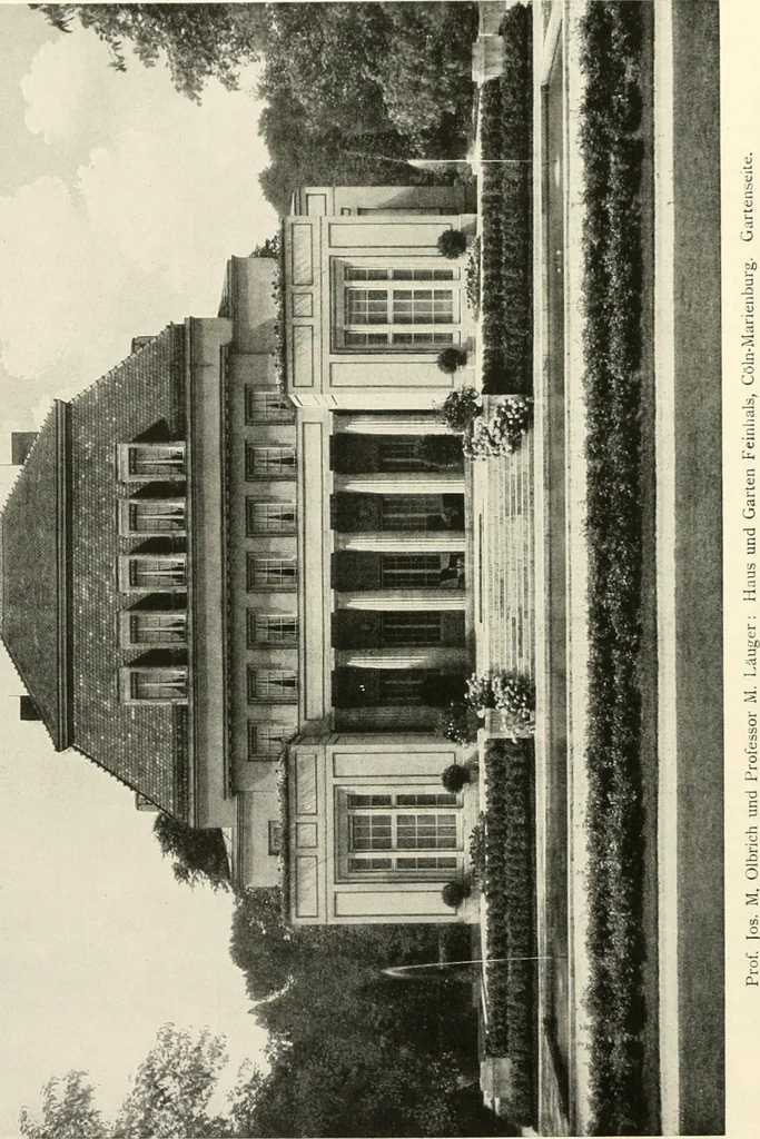 An illustration from Die Gartenkunst, 1899, leaf 93