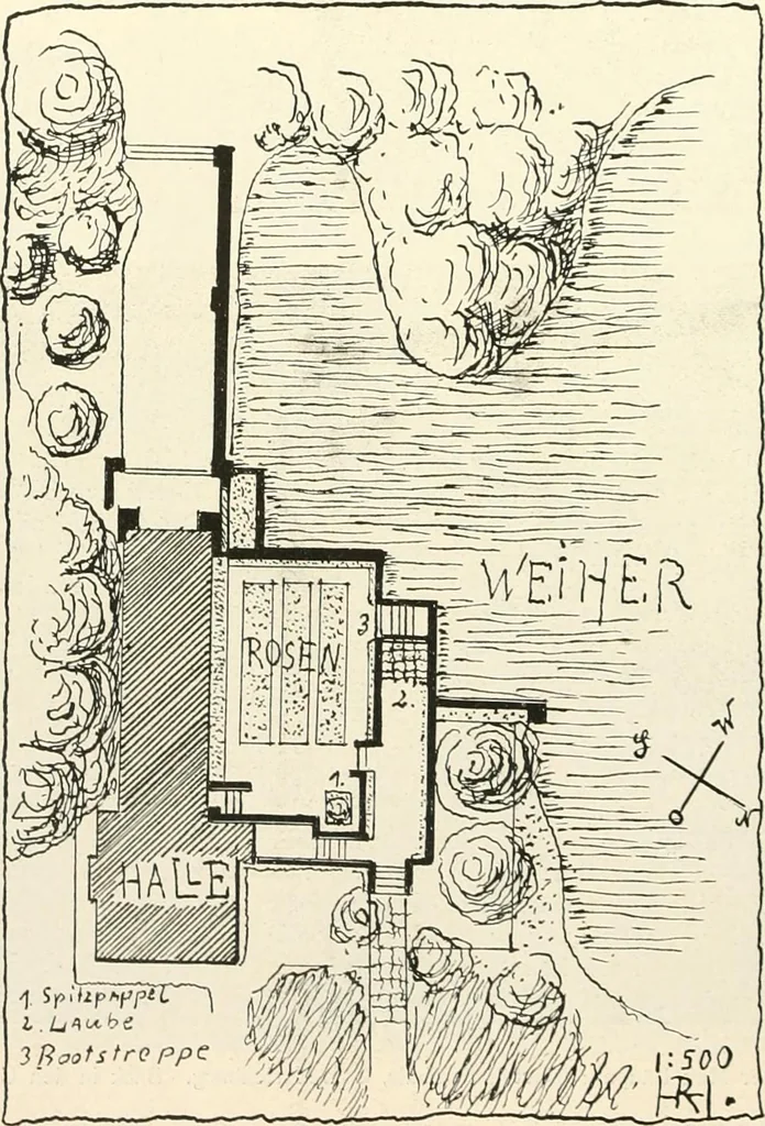 An illustration from Die Gartenkunst, 1899, leaf 99