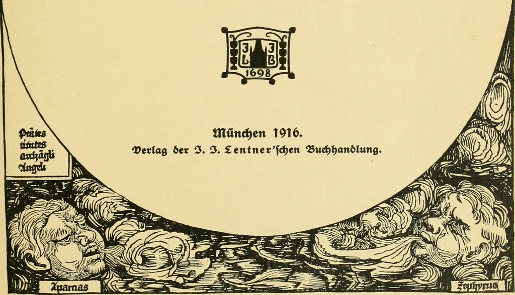 An illustration from Die graphische Darstellung von Naturereignissen, 1916, leaf 8