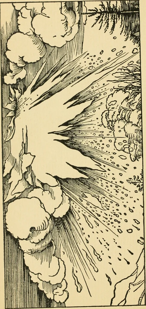 An illustration from Die graphische Darstellung von Naturereignissen, 1916, leaf 85