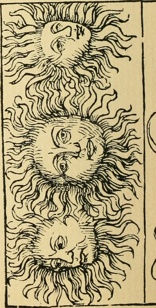 An illustration from Die graphische Darstellung von Naturereignissen, 1916, leaf 85