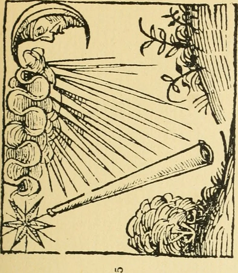 An illustration from Die graphische Darstellung von Naturereignissen, 1916, leaf 86