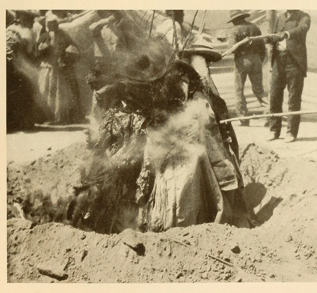 An illustration from The Diegueño ceremony of the death images, 1919, leaf 15