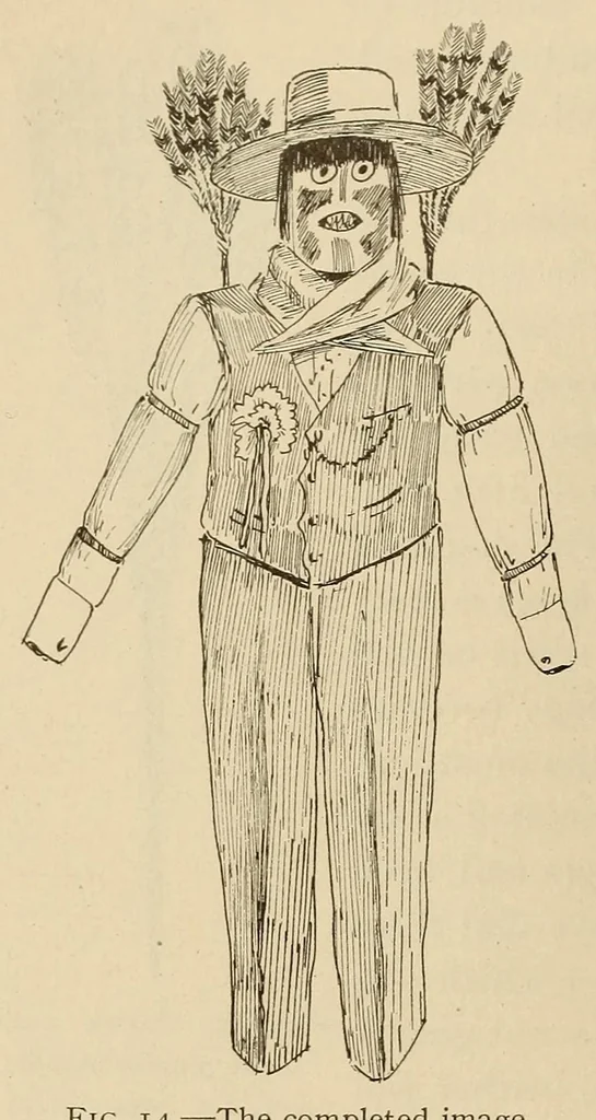 An illustration from The Diegueño ceremony of the death images, 1919, leaf 38