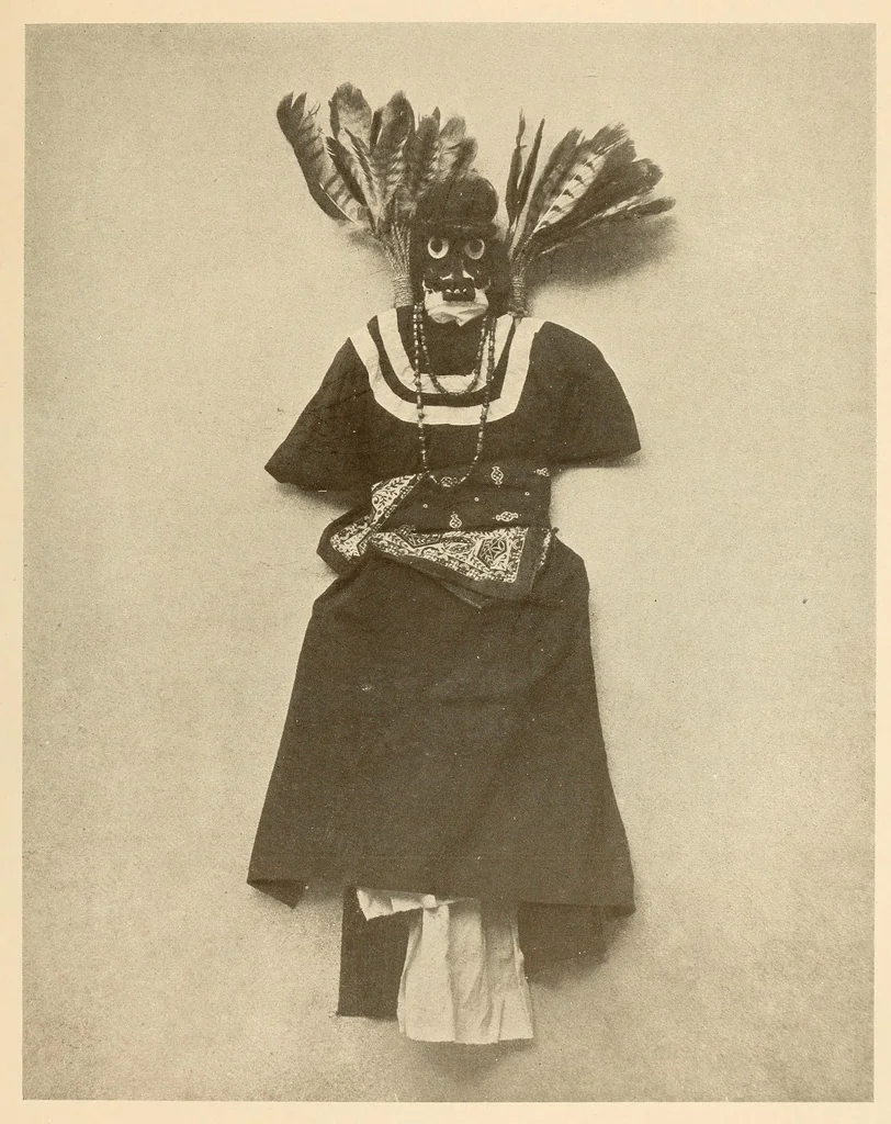 An illustration from The Diegueño ceremony of the death images, 1919, leaf 39
