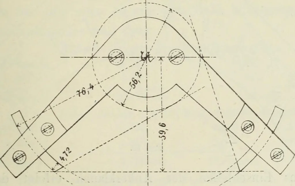 An illustration from Die Hemmungen der Uhren, ihre Entwicklung, Konstruktion, Reparatur und Behandlung vor der Reglage, nebst zugehörigen Tabellen zahlreichen Abbildungen und 6 Porträts. Allegemein verständlich für Uhrmacher, Ingenieure, Techniker u.s.w, 1905, leaf 70