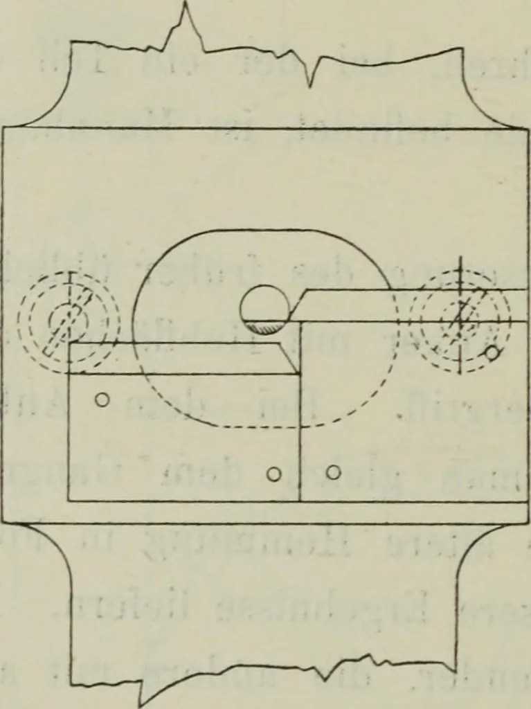 An illustration from Die Hemmungen der Uhren, ihre Entwicklung, Konstruktion, Reparatur und Behandlung vor der Reglage, nebst zugehörigen Tabellen zahlreichen Abbildungen und 6 Porträts. Allegemein verständlich für Uhrmacher, Ingenieure, Techniker u.s.w, 1905, leaf 91