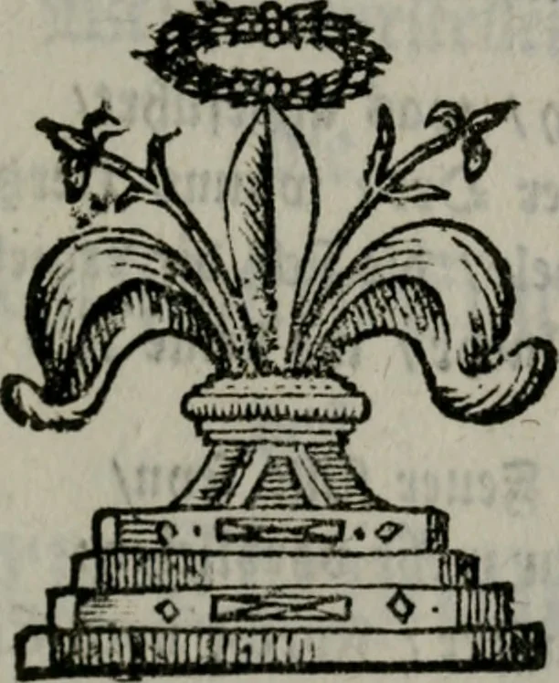 An illustration from Die ihren Gott liebende Seele, vorgestellt in den Sinnbildern des Hermanni Hugonis über seine Pia desideria, und des Ottonis Vaenii, über die Liebe Gottes, mit neuen Kupffern und Versen, welche zielen auf das innere Christenthum, aus dem Frantzösischen ins Teutsche übersetzt, 1743, leaf 178
