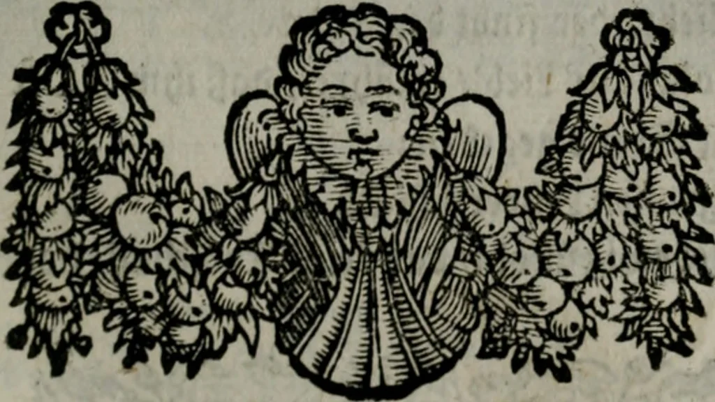 An illustration from Die ihren Gott liebende Seele, vorgestellt in den Sinnbildern des Hermanni Hugonis über seine Pia desideria, und des Ottonis Vaenii, über die Liebe Gottes, mit neuen Kupffern und Versen, welche zielen auf das innere Christenthum, aus dem Frantzösischen ins Teutsche übersetzt, 1743, leaf 208