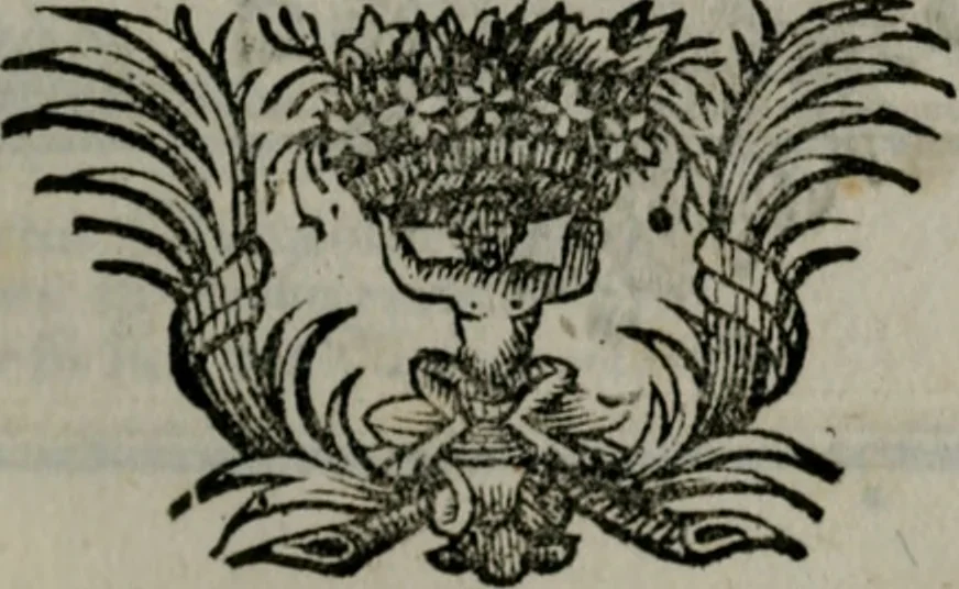 An illustration from Die ihren Gott liebende Seele, vorgestellt in den Sinnbildern des Hermanni Hugonis über seine Pia desideria, und des Ottonis Vaenii, über die Liebe Gottes, mit neuen Kupffern und Versen, welche zielen auf das innere Christenthum, aus dem Frantzösischen ins Teutsche übersetzt, 1743, leaf 226