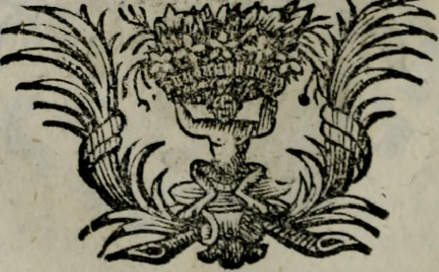 An illustration from Die ihren Gott liebende Seele, vorgestellt in den Sinnbildern des Hermanni Hugonis über seine Pia desideria, und des Ottonis Vaenii, über die Liebe Gottes, mit neuen Kupffern und Versen, welche zielen auf das innere Christenthum, aus dem Frantzösischen ins Teutsche übersetzt, 1743, leaf 389