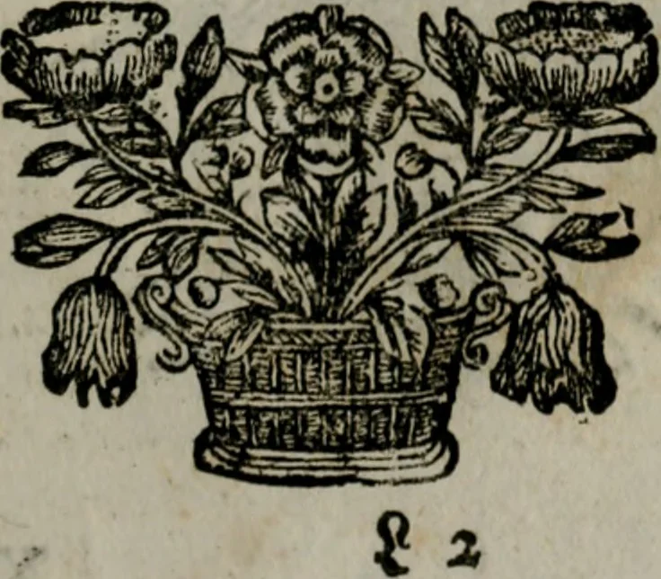 An illustration from Die ihren Gott liebende Seele, vorgestellt in den Sinnbildern des Hermanni Hugonis über seine Pia desideria, und des Ottonis Vaenii, über die Liebe Gottes, mit neuen Kupffern und Versen, welche zielen auf das innere Christenthum, aus dem Frantzösischen ins Teutsche übersetzt, 1743, leaf 414