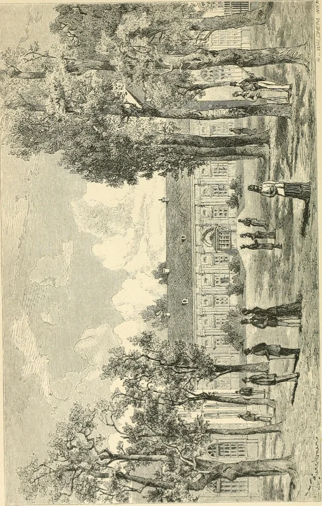 An illustration from Die kaiserlichen Burgen und Schlösser in Bild und Wort. Auf Grund von Quellenwerken dargestellt, 1880, leaf 126