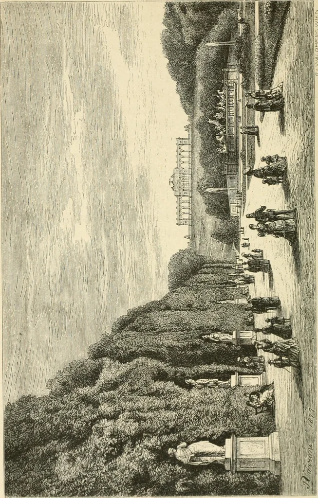 An illustration from Die kaiserlichen Burgen und Schlösser in Bild und Wort. Auf Grund von Quellenwerken dargestellt, 1880, leaf 258