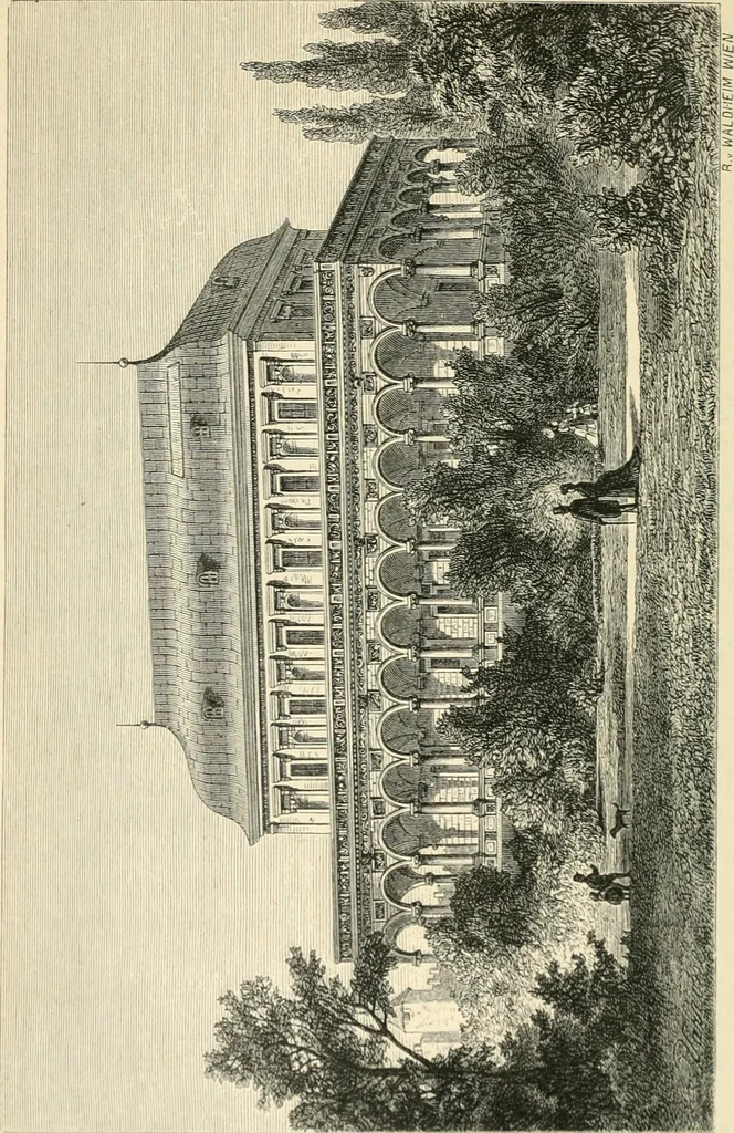 An illustration from Die kaiserlichen Burgen und Schlösser in Bild und Wort. Auf Grund von Quellenwerken dargestellt, 1880, leaf 424