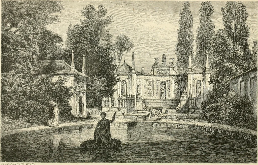An illustration from Die kaiserlichen Burgen und Schlösser in Bild und Wort. Auf Grund von Quellenwerken dargestellt, 1880, leaf 452
