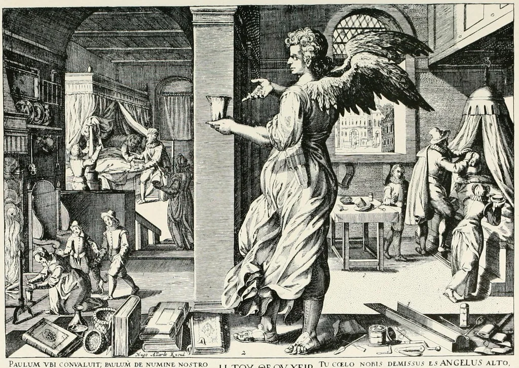 An illustration from Die Karikatur und Satire in der Medizin : mediko-kunsthistorische Studie, 1921, leaf 164