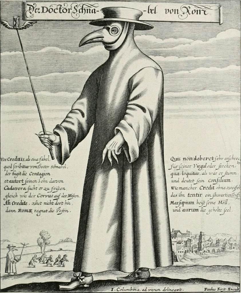 An illustration from Die Karikatur und Satire in der Medizin : mediko-kunsthistorische Studie, 1921, leaf 196