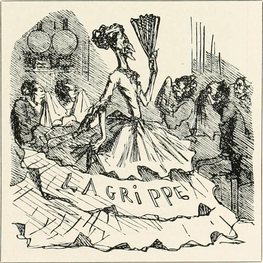 An illustration from Die Karikatur und Satire in der Medizin : mediko-kunsthistorische Studie, 1921, leaf 198