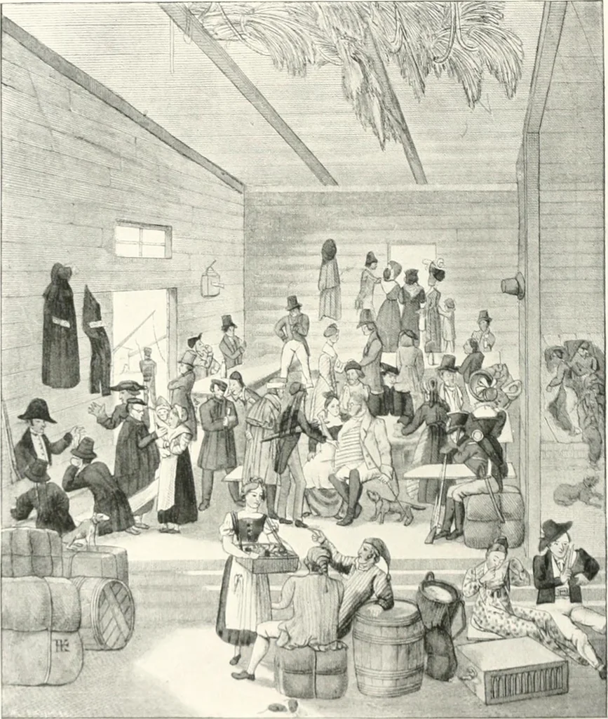 An illustration from Die Karikatur und Satire in der Medizin : mediko-kunsthistorische Studie, 1921, leaf 209